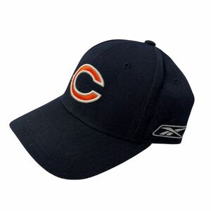 Chicago Bears Fitted Cap Blue GSH NFL Wool Blend Reebok Hat